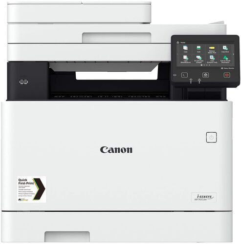 Canon i-Sensys MF742Cdw (3101C013AA) Scanner + Copier + Wi-Fi Color Multifunctional Laser Printer (T16020)