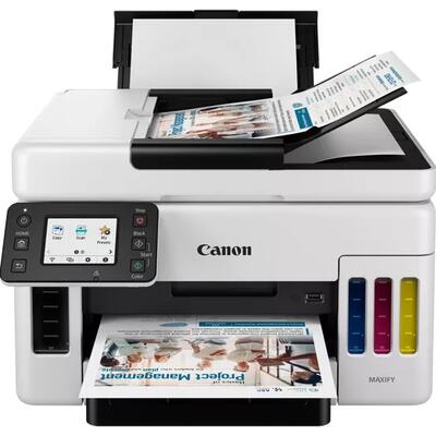 CANON - Canon Maxify GX6040 (4470C009[AA]) Renkli Mürekkep Tanklı Çok Fonksiyonlu Yazıcı (T16183)