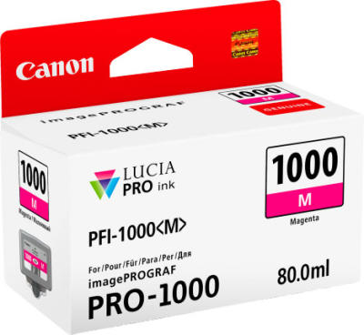CANON - Canon PFI-1000M (0548C001AA) Magenta Original Cartridge - iPF Pro-1000 (T7468)