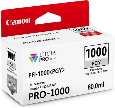 CANON - Canon PFI-1000PGY (0553C001) Photo Gray Original Kartuş - iPF Pro-1000 (T12630)