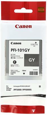 CANON - Canon PFI-101GY (0892B001AA) Gri Orjinal Kartuş - IPF6000s / IPF5000 (T1548)