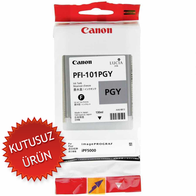 CANON - Canon PFI-101PGY (0893B001AA) Photo Grey Original Cartridge - IPF6000s / IPF5000 (Without Box) (T16771)