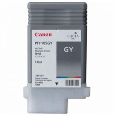 Canon PFI-105GY (3009B001) Gri Orjinal Kartuş - IPF6300 / IPF6350 (T2622)