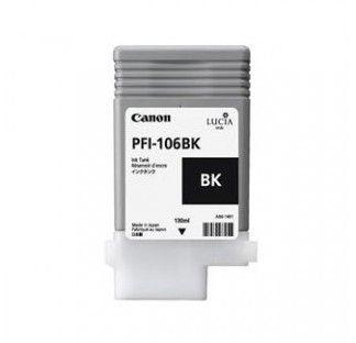 CANON - Canon PFI-106BK (6621B001) Black Original Cartridge - IPF6300 / IPF6400 (T7457)