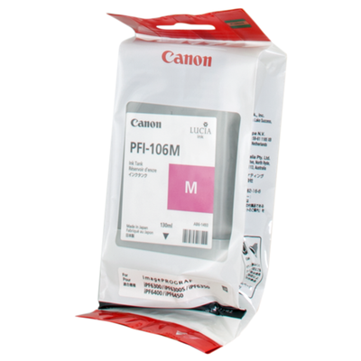 CANON - Canon PFI-106M (6623B001) Magenta Original Cartridge - IPF6300 / IPF6400 (T6711)