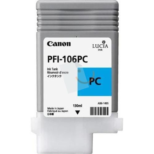 Canon PFI-106PC (6625B001) Photo Cyan Original Cartridge - IPF6300 / IPF6400 (T7164)