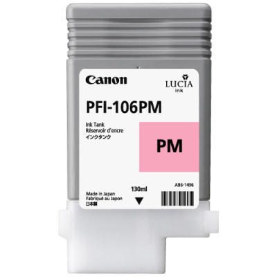 CANON - Canon PFI-106PM (6626B001) Photo Magenta Original Cartridge - IPF6300 / IPF6400 (T7459)