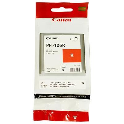 Canon PFI-106R (6627B001) Red Original Cartridge - IPF6300 / IPF6400 (T7460)