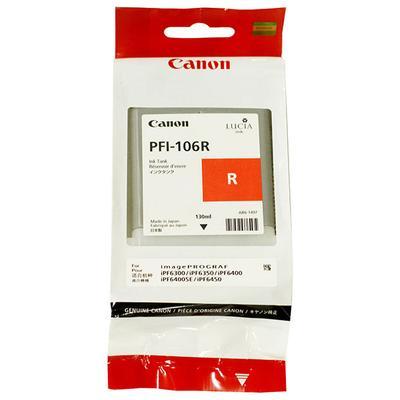 Canon PFI-106R (6627B001) Red Original Cartridge - IPF6300 / IPF6400 (T7460) - CANON