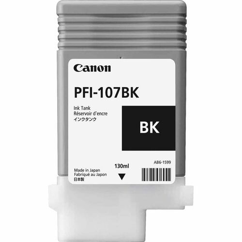 Canon PFI-107BK (6705B001) Black Original Cartridge - iPF680 / iPF685 (T6571)