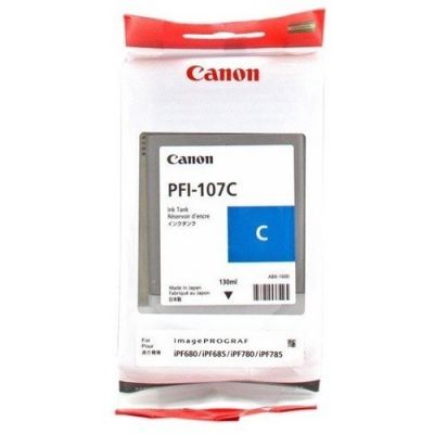 Canon PFI-107C (6706B001) Mavi Orjinal Kartuş - iPF680 / iPF685 (T6549)