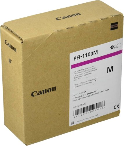 Canon PFI-1100M (0852C001) Kırmızı Orjinal Kartuş - Pro2000 / Pro2100A - 1