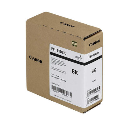 CANON - Canon PFI-110BK (2364C001) Black Original Cartridge - TX-2000 / TX-3000 (T12642)