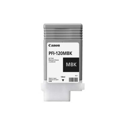 Canon PFI-120MBK (2884C001) Matte Black Original Cartridge - TM-200 / TM-205 (T12636) - 2