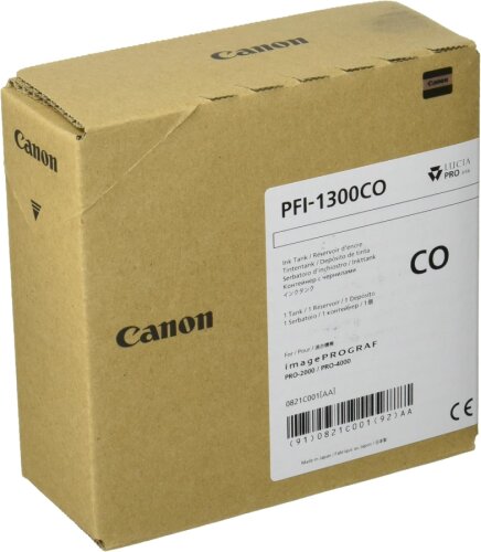 Canon PFI-1300CO (0821C001) Parlaklık Düzenleyici Orjinal Mürekkep Kartuş 330 ml. - 1