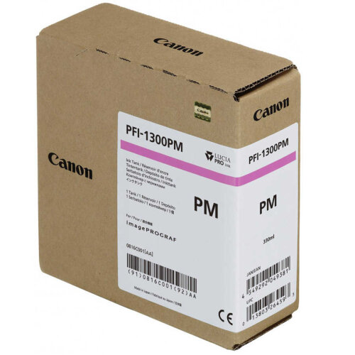 Canon PFI-1300PM (0816C001) Foto Kırmızı Orjinal Kartuş 330 ml. - 1