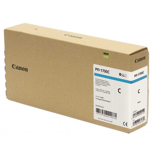 Canon PFI-1700C (0776C001) Cyan Original Cartridge - PRO-2000 / PRO-4000 (T12683)