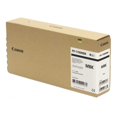Canon PFI-1700MBK (0774C001) Matte Black Original Cartridge - PRO-2000 / PRO-4000 - CANON