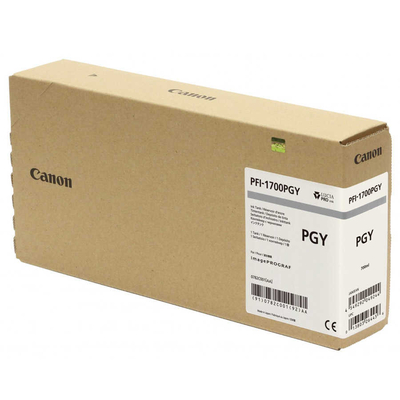 Canon PFI-1700PGY (0782C001) Photo Gray Original Cartridge - Pro-2000 / Pro-4000 - CANON