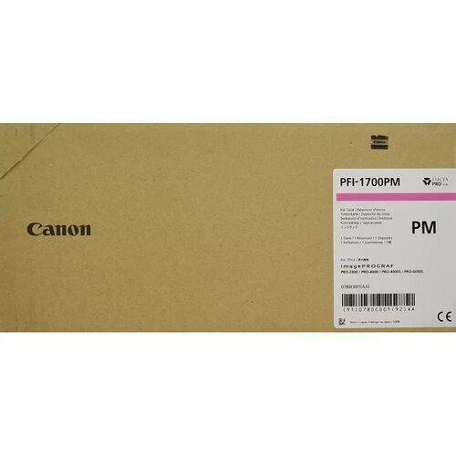 Canon PFI-1700PM (0780C001) Photo Magenta Original Cartridge - PRO-2000 / PRO-4000 (T15347)