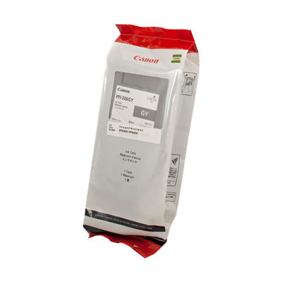 Canon PFI-206GY (5312B001) Gray Original Cartridge - iPF6400 / iPF6450 (T11349) - CANON