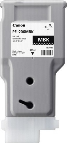 Canon PFI-206MBK (5302B001) Matte Black Original Cartridge - iPF6400 / iPF6450 (T6710)