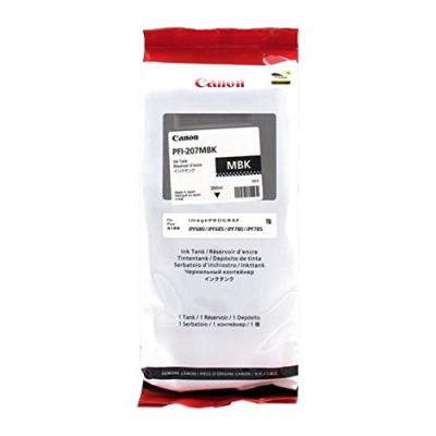 Canon PFI-207MBK (8788B001) Matte Black Original Cartridge - İPF680 / İPF685 (T7642) - CANON