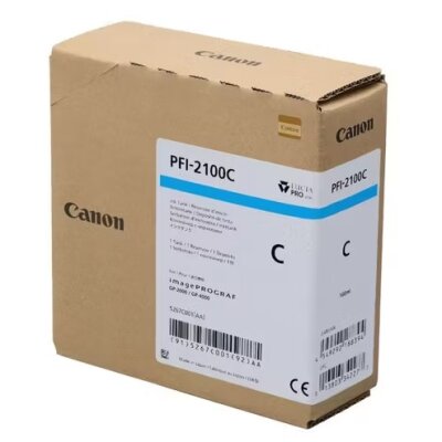 Canon PFI-2100C (5267C001) Mavi Orjinal Kartuş - GP-2000 / GP-4000 - CANON
