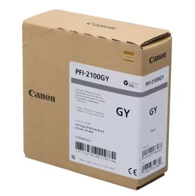 Canon PFI-2100GY (5270C001) Gri Orjinal Kartuş - GP-2000 / GP-4000 - CANON