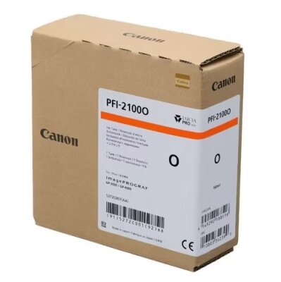 Canon PFI-2100O (5272C001) Turuncu Orjinal Kartuş - GP-2000 / GP-4000 - CANON