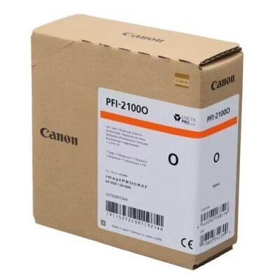Canon PFI-2100O (5272C001) Turuncu Orjinal Kartuş - GP-2000 / GP-4000 - 2