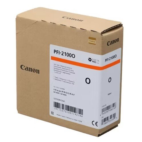 Canon PFI-2100O (5272C001) Turuncu Orjinal Kartuş - GP-2000 / GP-4000 - 2