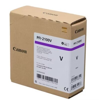 Canon PFI-2100V (5274C001) Mor Orjinal Kartuş - GP-2000 / GP-4000 - 2