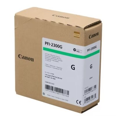 Canon PFI-2300G (5284C001) Yeşil Orjinal Kartuş - GP-2000 / GP-4000 - CANON