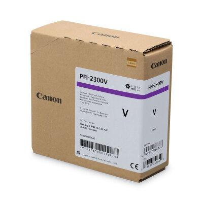 Canon PFI-2300V (5285C001) Mor Orjinal Kartuş - GP-2000 / GP-4000 - CANON
