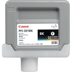 CANON - Canon PFI-301BK (1486B001) Black Original Cartridge 330 Ml. - iPF8000 / iPF8100 (T1483)