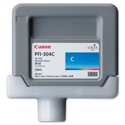 CANON - Canon PFI-304C (3850B001AA) Mavi Orjinal Kartuş 330 Ml. - iPF8300 (T1644)
