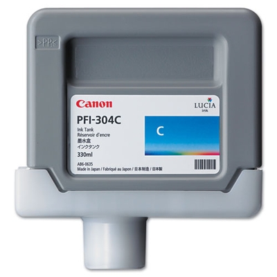 Canon PFI-304C (3850B001AA) Mavi Orjinal Kartuş 330 Ml. - iPF8300 (T1644)