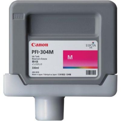 Canon PFI-304M (3851B001AA) Kırmızı Orjinal Kartuş 330 Ml. - iPF8300 (T1643)