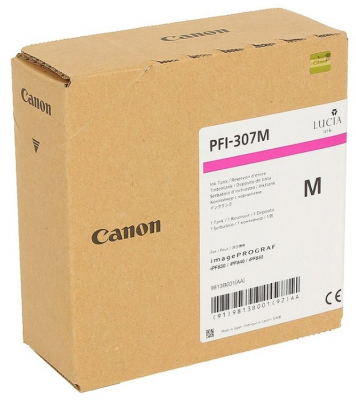 Canon PFI-307M (9813B001) Magenta Original Cartridge - iPF830 / iPF840 (T10940) - CANON