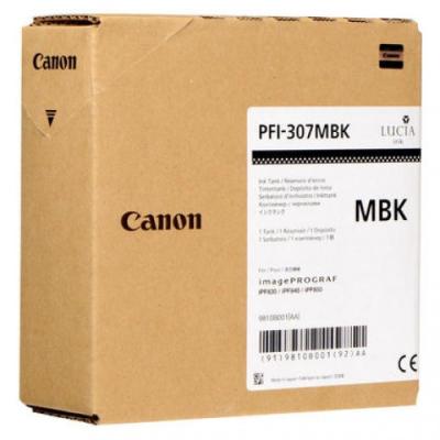 CANON - Canon PFI-307MBK (9810B001) Matte Black Original Cartridge - iPF830 / iPF840 (T10941)