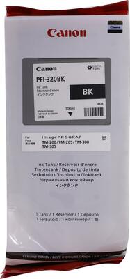 Canon PFI-320BK (2890C001) Black Original Cartridge - TM-200 / TM-205 (T12650) - CANON