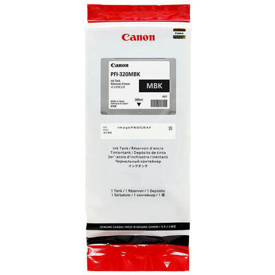 Canon PFI-320MBK (2889C001) Mat Siyah Orjinal Kartuş - TM-200 / TM-205 (T12651) - CANON