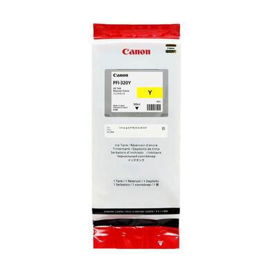 Canon PFI-320Y (2893C001) Sarı Orjinal Kartuş - TM-200 / TM-205 (T12649) - CANON