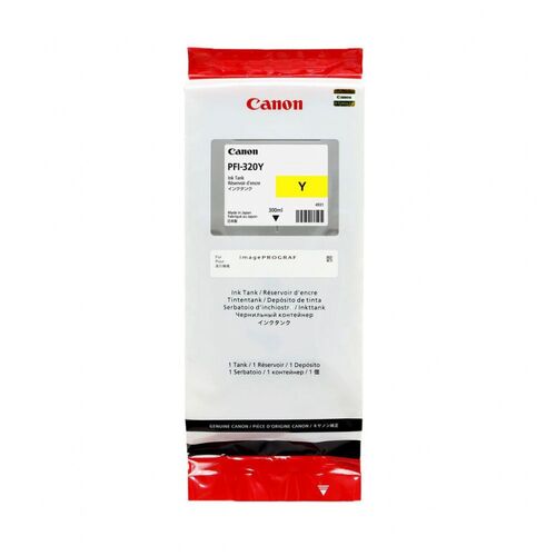 Canon PFI-320Y (2893C001) Yellow Original Cartridge - TM-200 / TM-205 (T12649)
