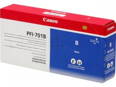 Canon PFI-701B (0908B001) Blue Original Cartridge - iPF8000 / iPF8100 (T2068)