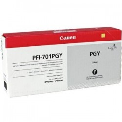 CANON - Canon PFI-701PGY (0910B001) Foto Gri Orjinal Kartuş - iPF8000 / iPF8100 (T2551)
