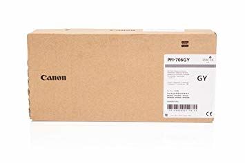 Canon PFI-706GY (6690B001AA) Gray Original Cartridge - iPF8300 / iPF8400 (T7913)
