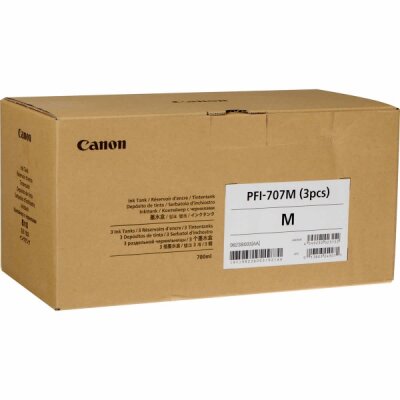 Canon PFI-707M (9823B003) 3lü Paket Kırmızı Orjinal Kartuş - iPF830 / iPF840 - CANON