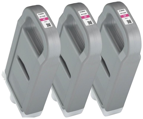 Canon PFI-710M (2356C003) 3Lü Paket Kırmızı Orjinal Kartuş - TX-2000 - 1